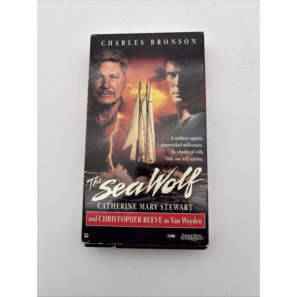 The Sea Wolf (VHS Tape, 1993) Charles Bronson Christopher Reeve Jack London Rare